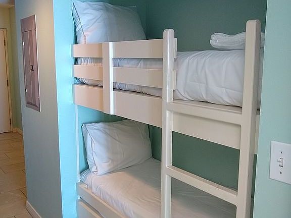 Crew bunks, hallway alcove