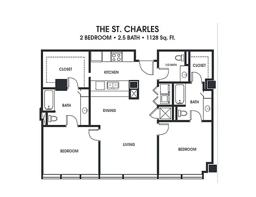 Floor plan ST CHARLES