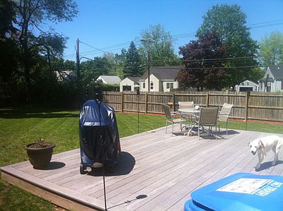 Slider and trex deck.