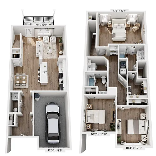 Floor plan TH1