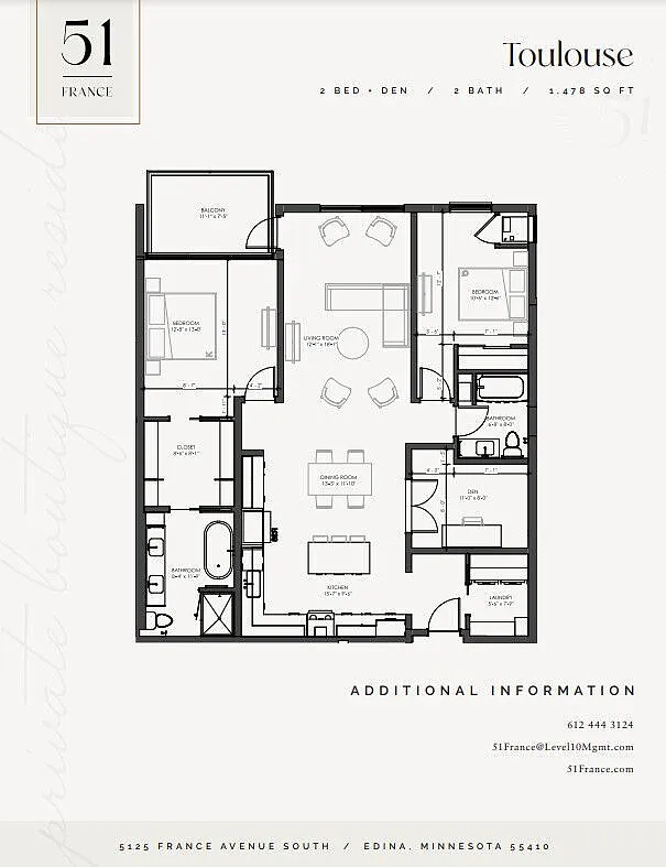 Floor plan Toulouse