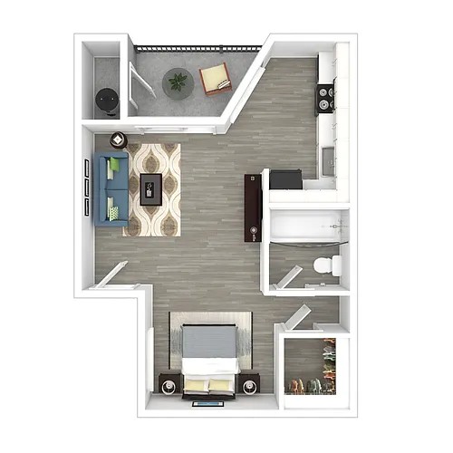 Floor plan Studio Upgrade
