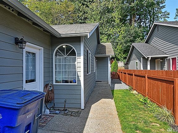 Door to left leads to garage.