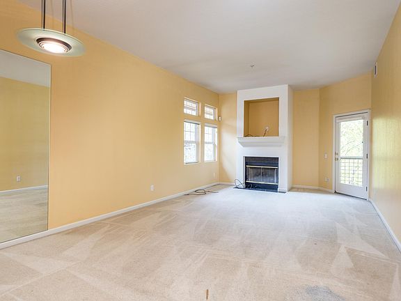 Large living room open to the kitchen