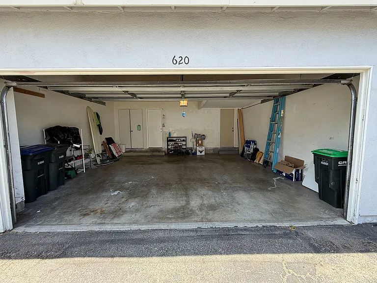 Attached garage