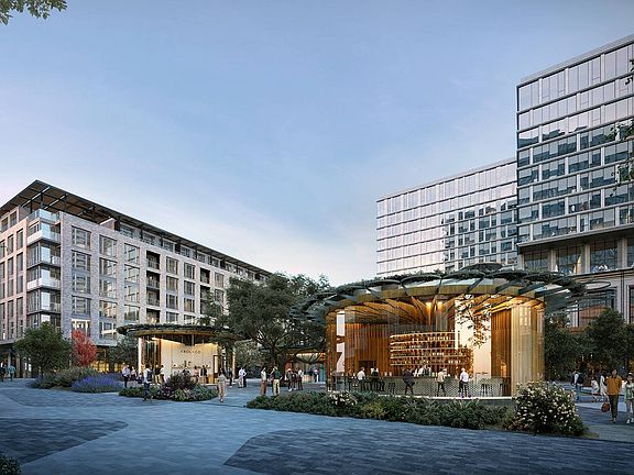 3D Custom Rendering of Autry Park Development
