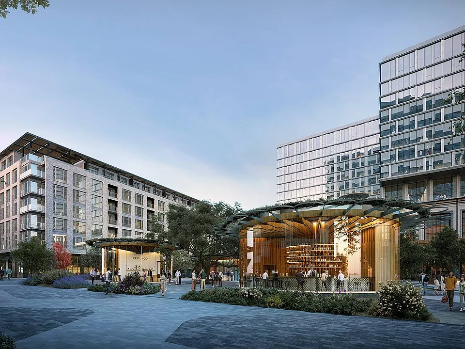 3D Custom Rendering of Autry Park Development