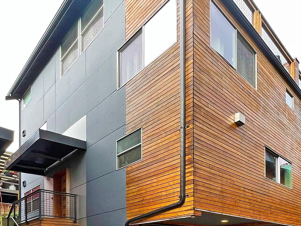 Exterior from garage