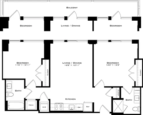Floor plan B17