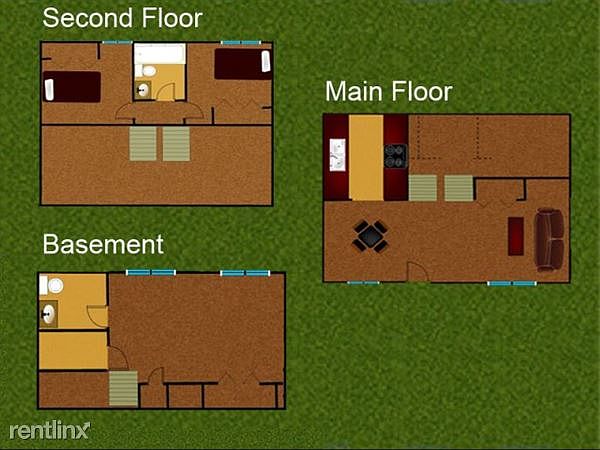 Duplex Ranch floor plan