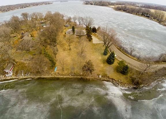 Located off Tuxedo Road, this one of a kind property offers views of the lake from both sides of the home.