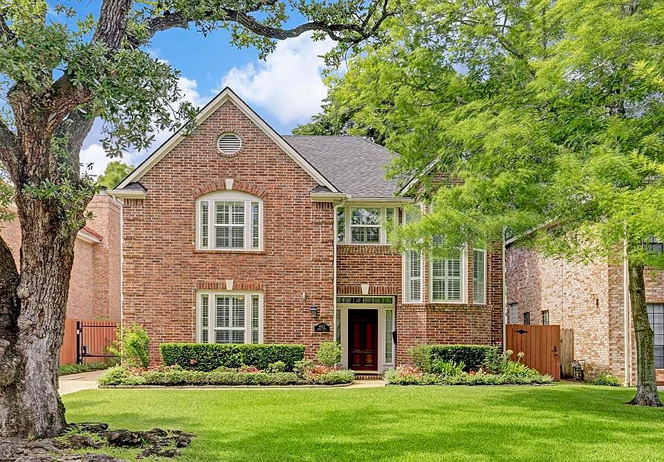 In the heart of Bellaire, this fabulous home has a garage apartment not included in the square footage on MLS.