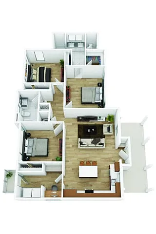 Floor plan 3B