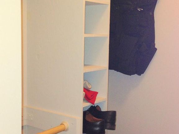 Walk-in closet (built by former Farm Managers)