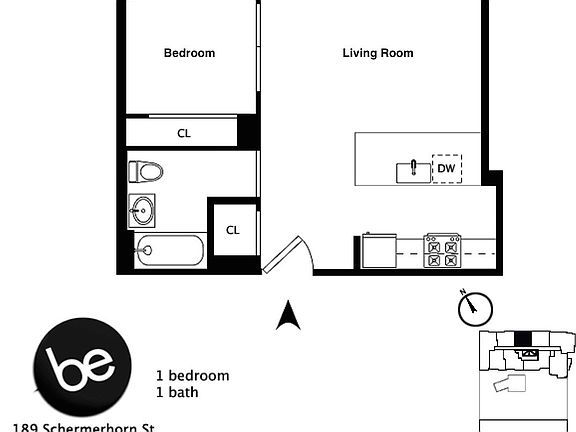 2nd image of 189 Schermerhorn St Penthouse Cc