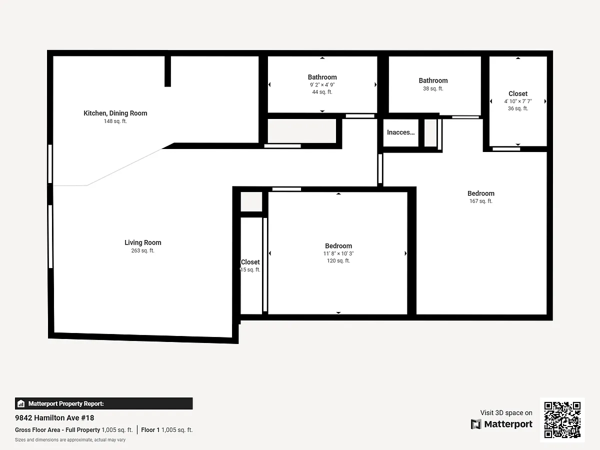 Floor plan 2 Bed 2 Bath