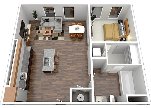Floor plan The Bates