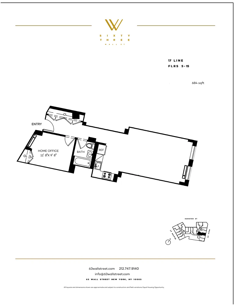 Building Photo - 63 Wall St #717
