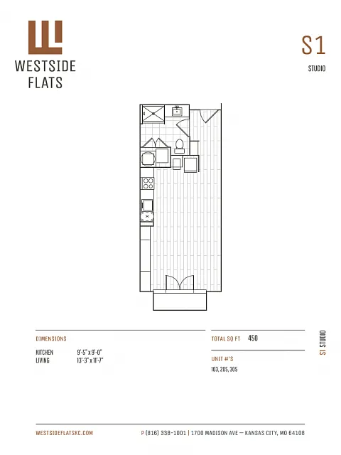 Floor plan S1