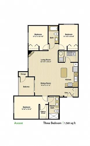 Floor plan Ascent