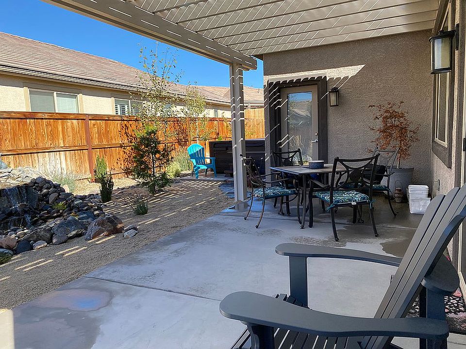 Pergola covered patio