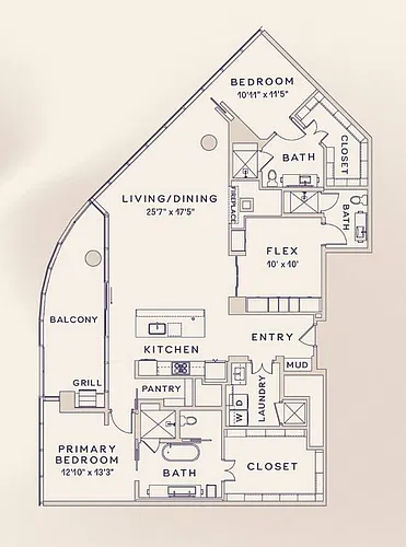 Floor plan PH2