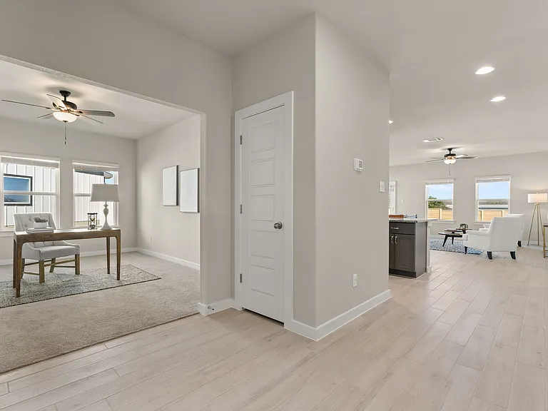 Down the hall from the open living area is a bonus room with lots of possibilities.