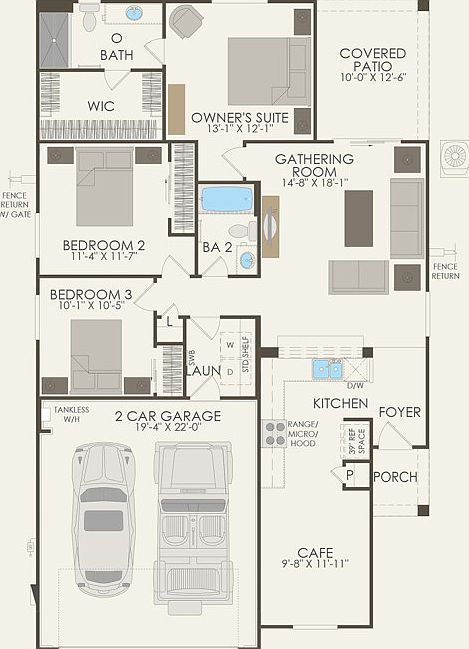 First Floor 3 br 2 ba