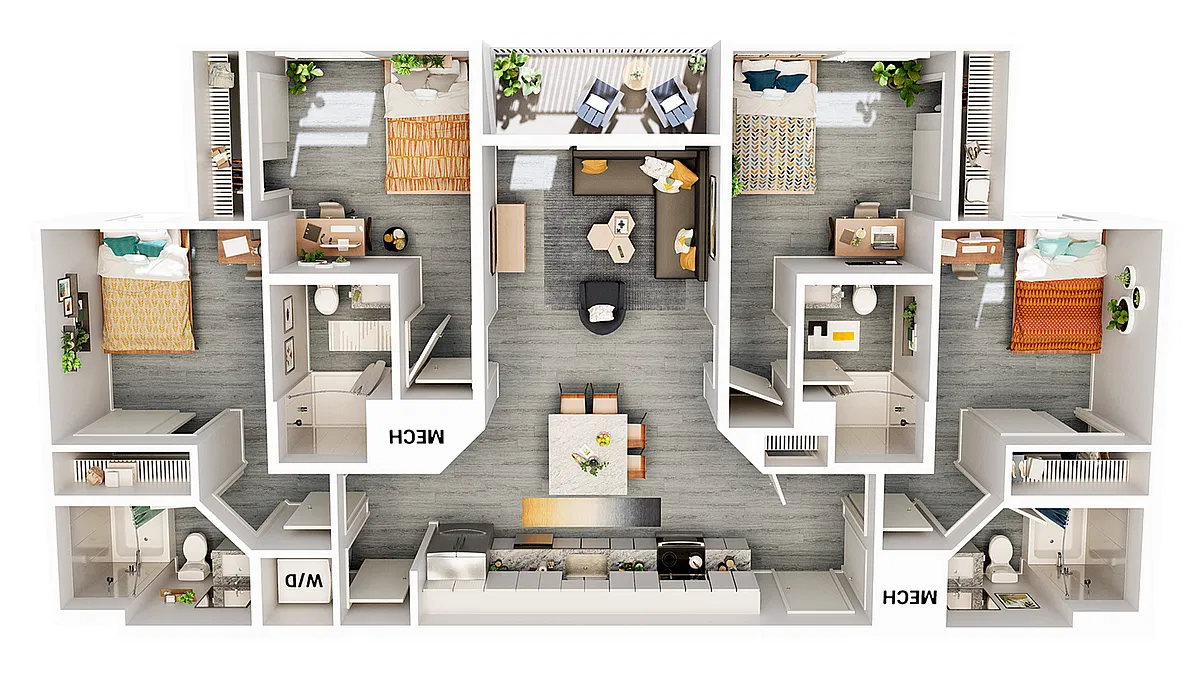 Floor plan D1