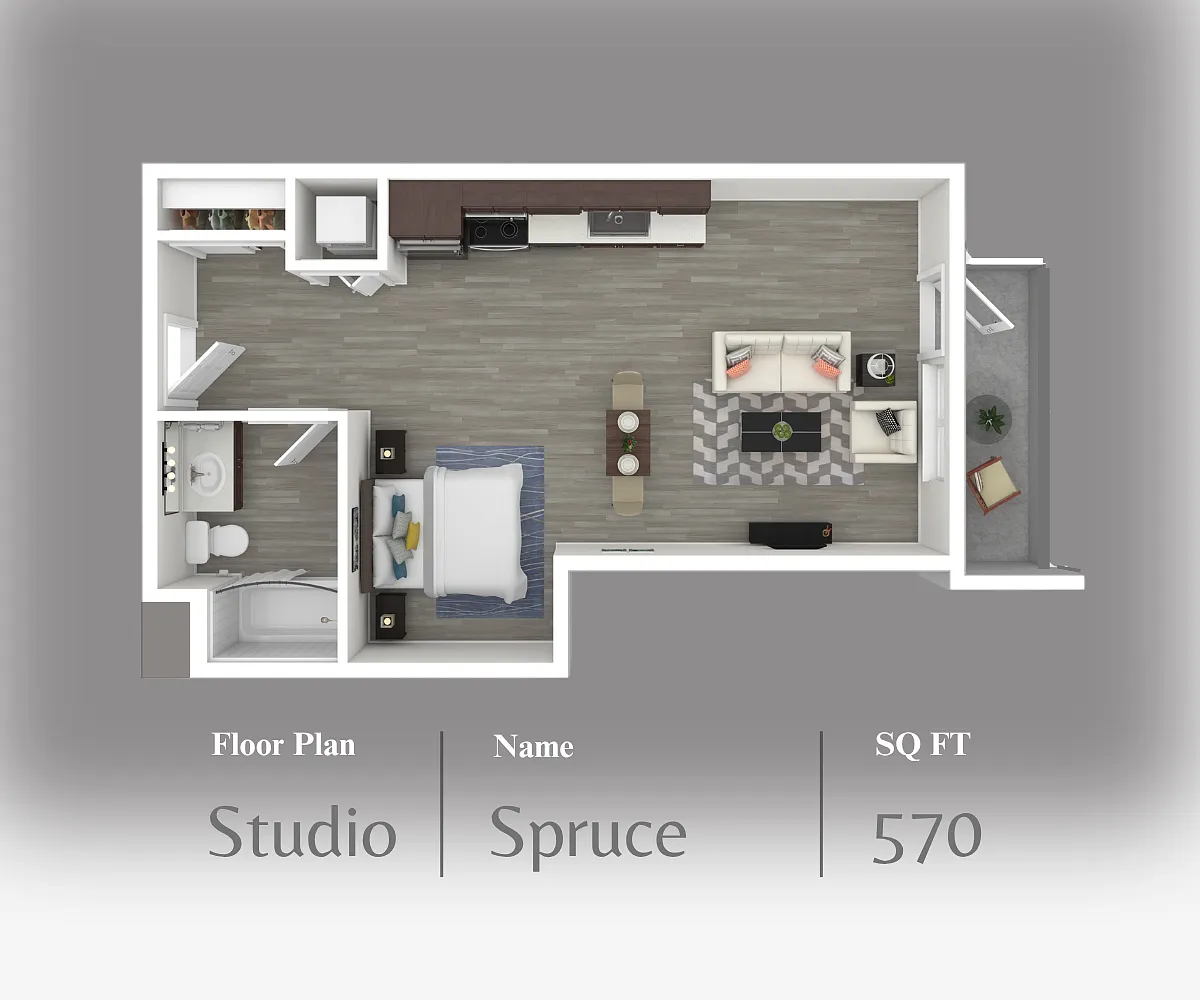 Floor plan Studio