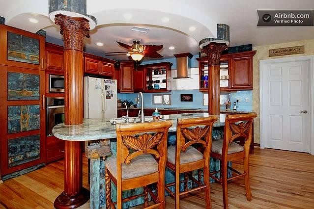 Fully stocked kitchen
