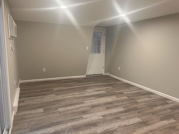 Living room looking at front door