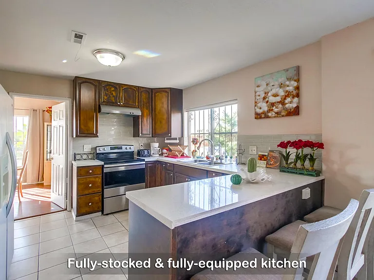 You'll have everything to cook breakfast, lunch & dinner_ from appliances to condiments