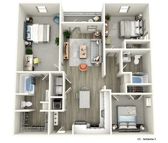 Floor plan C1