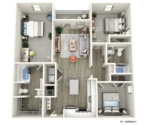 Floor plan C1