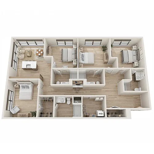 Floor plan Quantum : Co-Living : R