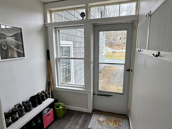 Mudroom, looking out.