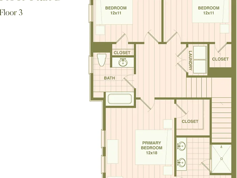 Experience the comfort of this spacious three-bedroom floor plan designed for stylish living. Experience the comfort of this spacious three-bedroom floor plan designed for stylish living.