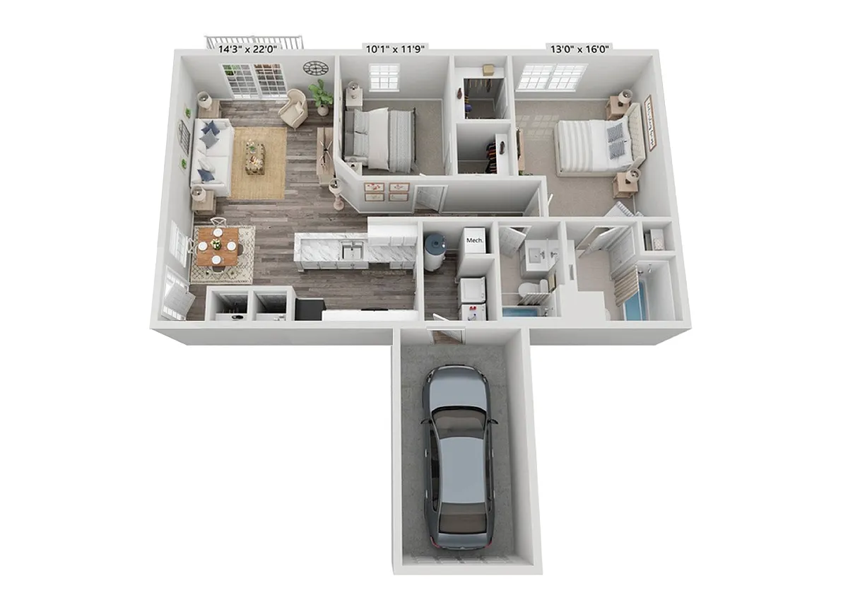 Floor plan The Chase A