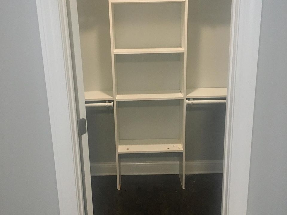 Custom walk-in closet in bedroom 1 on first level