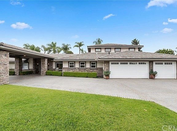 Three-car garage and plentiful parking