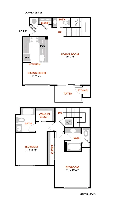 Floor plan Townhome G