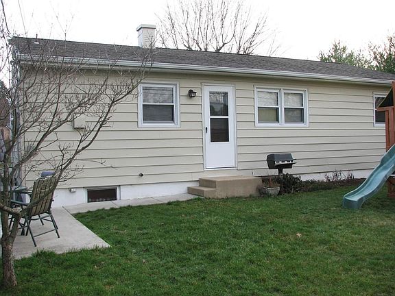 Back of home and yard