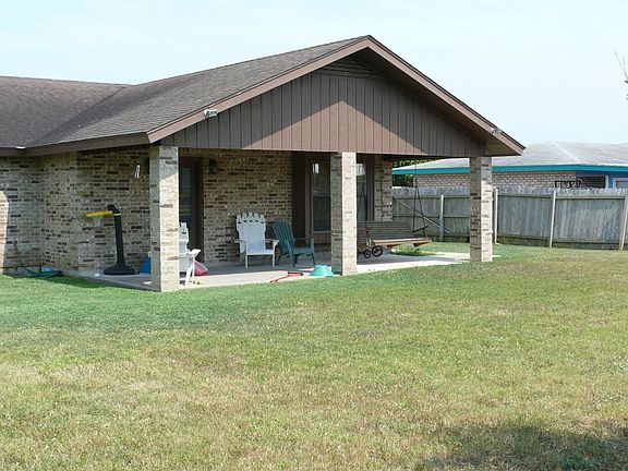 Covered patio is great for the BBQ's