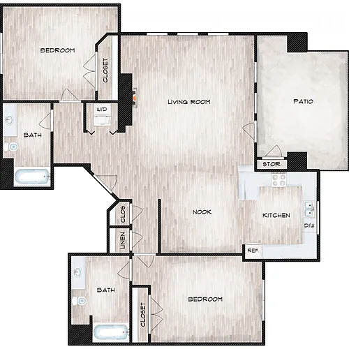 Floor plan Plan D