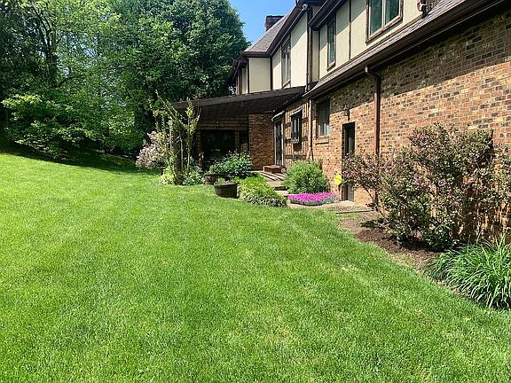 Back yard with patio