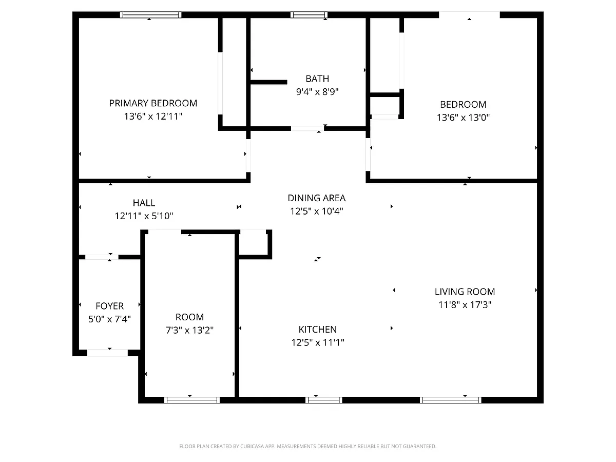 Floor plan 2x1 Plus Den