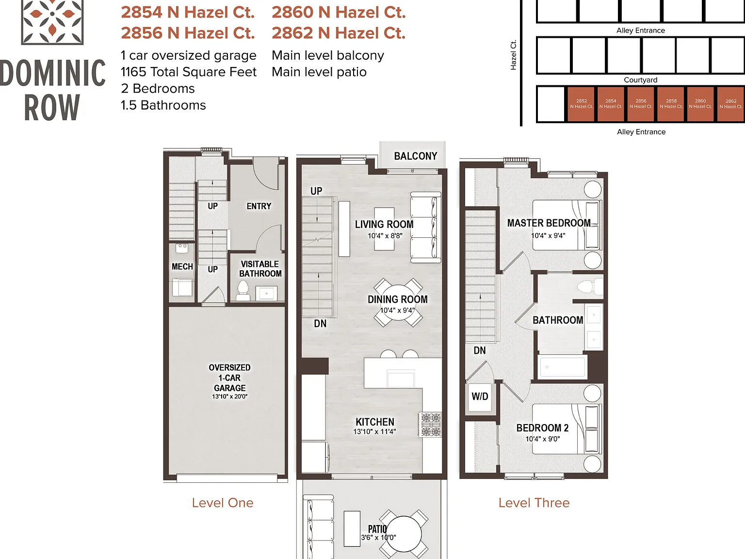 2 bed, 1.5 bath, 1165 sqft, $3,100 — Photo 3
