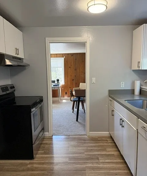 kitchen looking toward living room