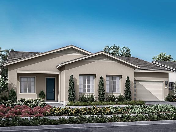 Transitional Ranch Exterior Style Rendering